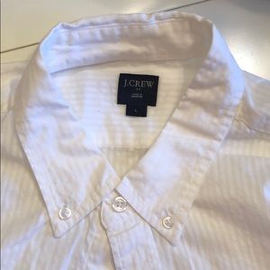 Men’s Jcrew long sleeev Searsucker button down